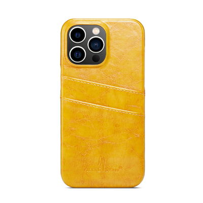 Pro longévité de Max Leather Phone Cases Dirtproof d'iPhone 14 fait sur commande