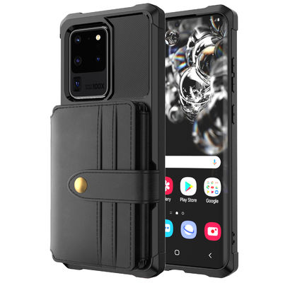 Cas en cuir détachable de cas protecteurs antichoc de Samsung rétro