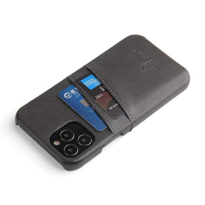 Caisse exquise de luxe de portefeuille Iphone de caisse véritable de cuir d'OEM/ODM