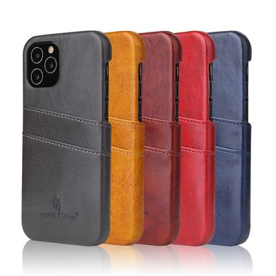 Caisse exquise de luxe de portefeuille Iphone de caisse véritable de cuir d'OEM/ODM