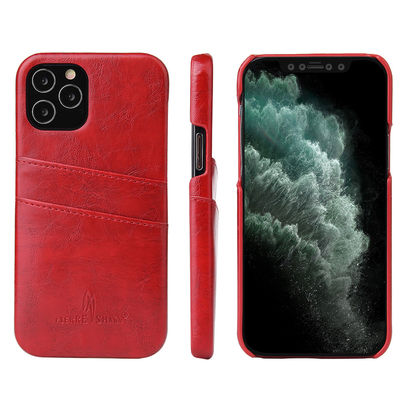 Caisse exquise de luxe de portefeuille Iphone de caisse véritable de cuir d'OEM/ODM