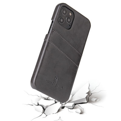 Caisse exquise de luxe de portefeuille Iphone de caisse véritable de cuir d'OEM/ODM
