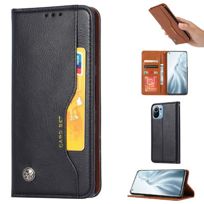 Véritable de luxe Scratchproof personnalisé en cuir de cas de téléphone de Xiaomi