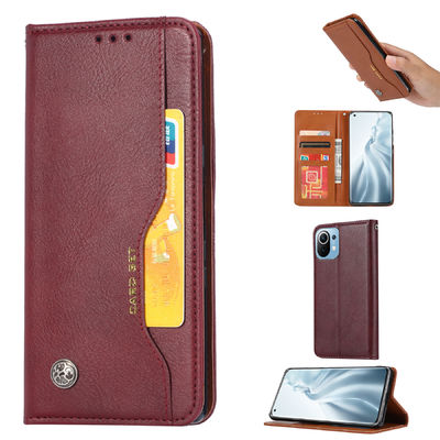 Véritable de luxe Scratchproof personnalisé en cuir de cas de téléphone de Xiaomi