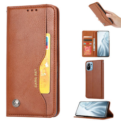 Véritable de luxe Scratchproof personnalisé en cuir de cas de téléphone de Xiaomi