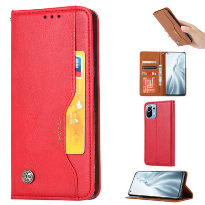 Véritable de luxe Scratchproof personnalisé en cuir de cas de téléphone de Xiaomi