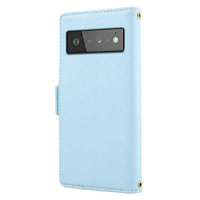 Les cas de téléphone de pixel de Tpu Google couvrent Flip Stand Leather Scratchproof