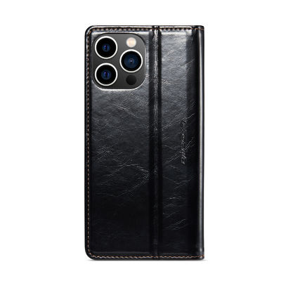 Le portefeuille de cas de téléphone de cuir d'ODM Iphone a personnalisé le poids léger exquis