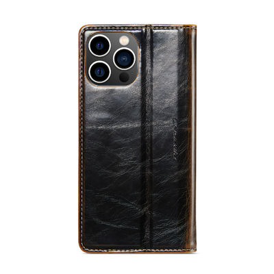 Le portefeuille de cas de téléphone de cuir d'ODM Iphone a personnalisé le poids léger exquis
