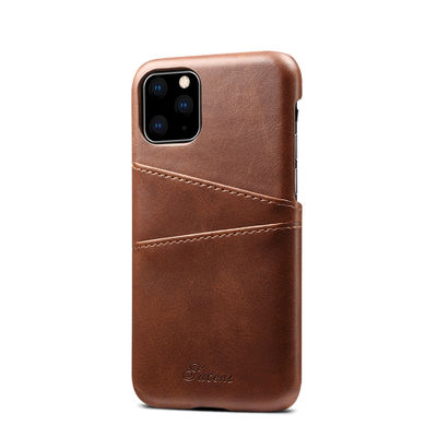 Prime exquise en cuir véritable de téléphone de caisse de caisse de portefeuille d'ODM Iphone