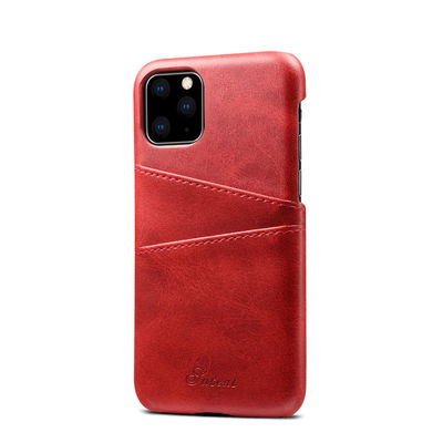Prime exquise en cuir véritable de téléphone de caisse de caisse de portefeuille d'ODM Iphone