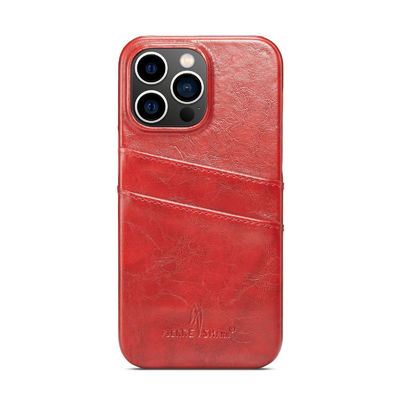 Pro longévité de Max Leather Phone Cases Dirtproof d'iPhone 14 fait sur commande