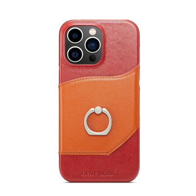 Cas en cuir inoffensifs de téléphone portable d'agneau de cas de téléphone pour Iphone 13 12