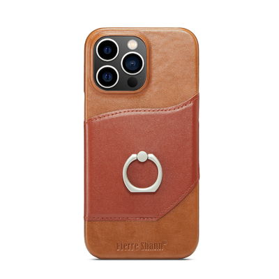Cas en cuir inoffensifs de téléphone portable d'agneau de cas de téléphone pour Iphone 13 12