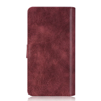 Cas en cuir antichoc Flip Card Holder Wallet insalissable de téléphone d'unité centrale