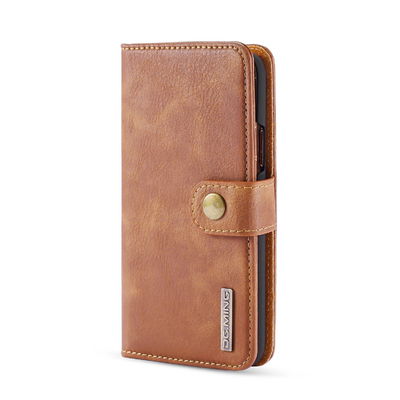 Cas multifonctionnel de téléphone portable de portefeuille de cas en cuir sans couture de téléphone antichoc