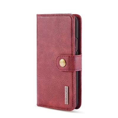 Cas multifonctionnel de téléphone portable de portefeuille de cas en cuir sans couture de téléphone antichoc
