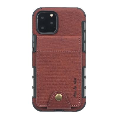 Cas Scratchproof Iphone 12 de téléphone de carte de crédit de fermoir d'OEM de cas magnétique de téléphone pro
