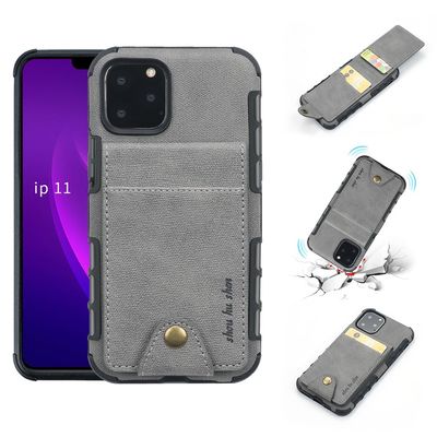 Cas Scratchproof Iphone 12 de téléphone de carte de crédit de fermoir d'OEM de cas magnétique de téléphone pro