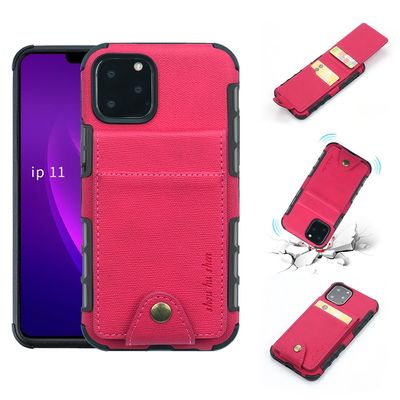 Cas Scratchproof Iphone 12 de téléphone de carte de crédit de fermoir d'OEM de cas magnétique de téléphone pro