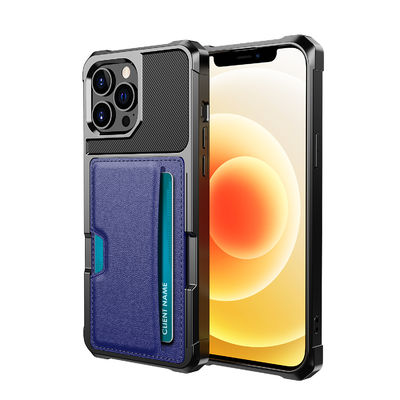 Porte-cartes magnétique exquis pour le cuir 13 insalissable d'Iphone 12
