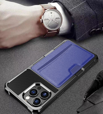 Porte-cartes magnétique exquis pour le cuir 13 insalissable d'Iphone 12
