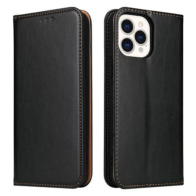 Les cas en cuir imperméables de téléphone ont personnalisé la caisse de portefeuille d'Iphone