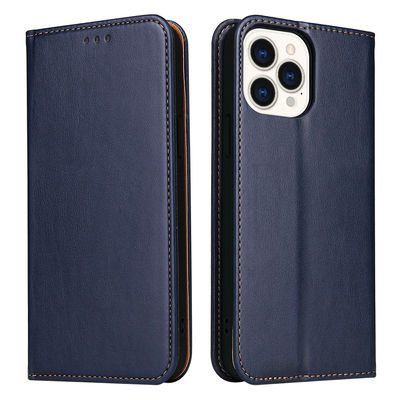 Les cas en cuir imperméables de téléphone ont personnalisé la caisse de portefeuille d'Iphone