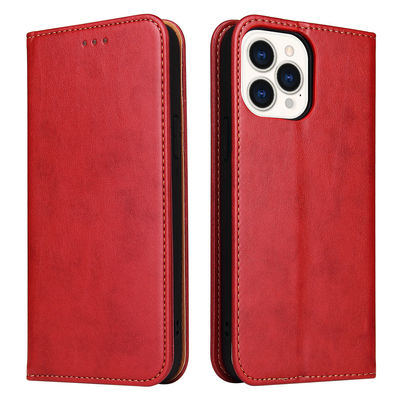 Les cas en cuir imperméables de téléphone ont personnalisé la caisse de portefeuille d'Iphone