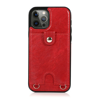 Caisse de luxe insalissable légère adaptée aux besoins du client de portefeuille d'Iphone de cas en cuir de téléphone