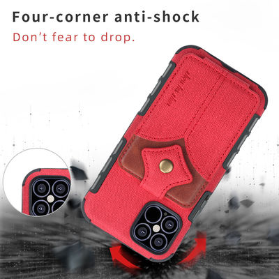Cas en cuir d'Iphone de téléphone de cas de portefeuille de cas en cuir en cuir de téléphone