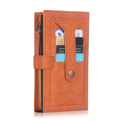 Téléphone portable en cuir de l'atterrisseur X de cas de téléphone d'atterrisseur d'OEM/ODM de couverture insalissable de la puissance 2