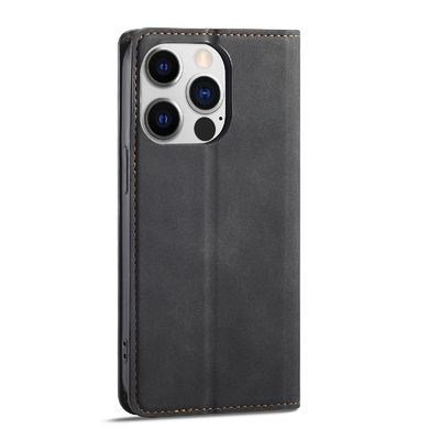 ODM véritable de luxe brillant/Matte Leather Phone Cases Iphone