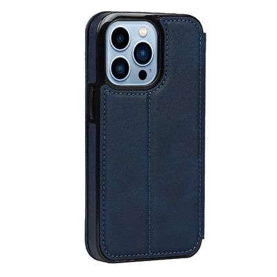Le téléphone en cuir de luxe de Genuin enferme la caisse de luxe de téléphone de portefeuille moderne