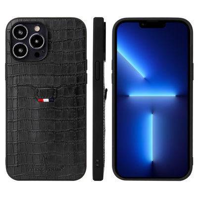 Le cas de téléphone de portefeuille a personnalisé le style moderne de cas en cuir de téléphone