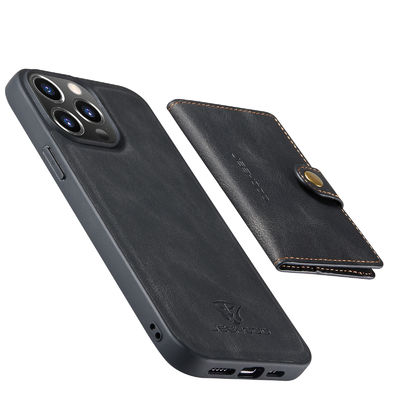 Cas imperméable antichoc de téléphone d'ODM de cas en cuir de luxe sans couture d'Iphone