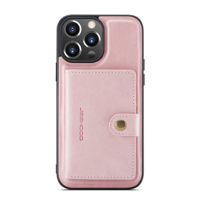 Cas imperméable antichoc de téléphone d'ODM de cas en cuir de luxe sans couture d'Iphone