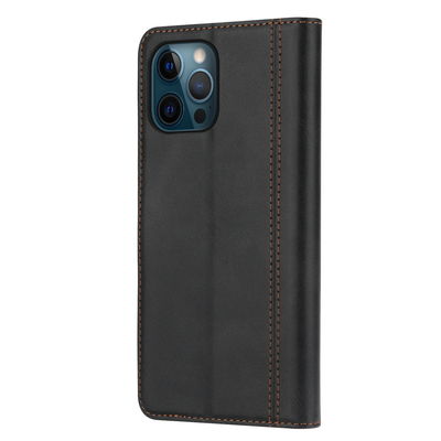 Cas protecteurs de téléphone de cas en cuir matériels de téléphone antichoc