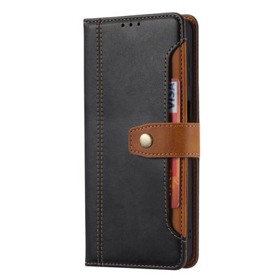 Cas protecteurs de téléphone de cas en cuir matériels de téléphone antichoc