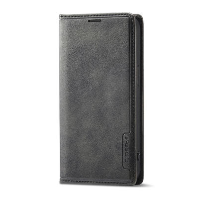 Style moderne de cas d'Iphone de cas de téléphone de portefeuille de caisse rouge en cuir de téléphone