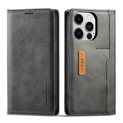 Style moderne de cas d'Iphone de cas de téléphone de portefeuille de caisse rouge en cuir de téléphone