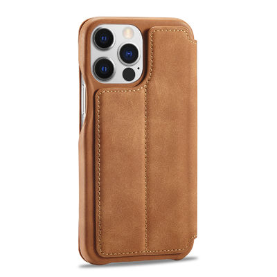 L'unité centrale cas imperméable garnissent en cuir d'Iphone de portefeuille de caisse d'OEM/ODM téléphone