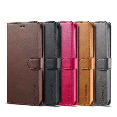 Le téléphone portable en cuir de la meilleure qualité enferme les caisses en cuir de luxe de téléphone véritables