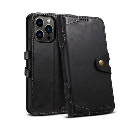 Prime unique en cuir véritable de luxe de cas de téléphone portable de cas de téléphone