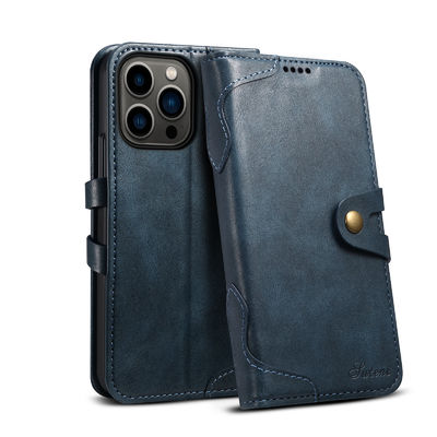 Prime unique en cuir véritable de luxe de cas de téléphone portable de cas de téléphone