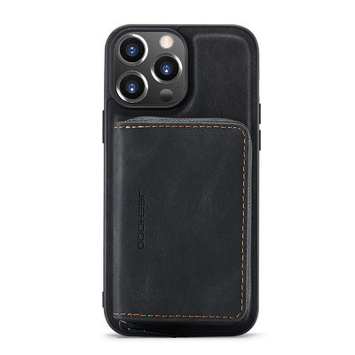 Caisse en cuir de luxe Iphone de portefeuille de cas de téléphone de cuir de cas d'Iphone