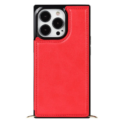 Luxe insalissable en cuir véritable sans couture de cas protecteurs d'Iphone