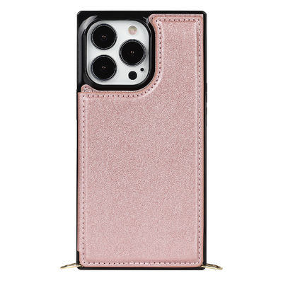 Luxe insalissable en cuir véritable sans couture de cas protecteurs d'Iphone