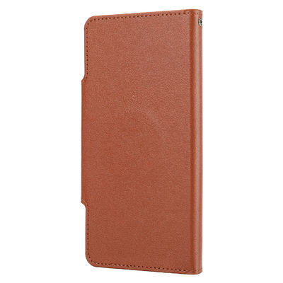 Véritable de luxe en cuir d'unité centrale de cas protecteurs d'Iphone de portefeuille d'OEM/ODM