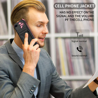 cuir en cuir d'Iphone de cas de téléphone de portefeuille de cas de téléphone de l'iPhone 7Leather